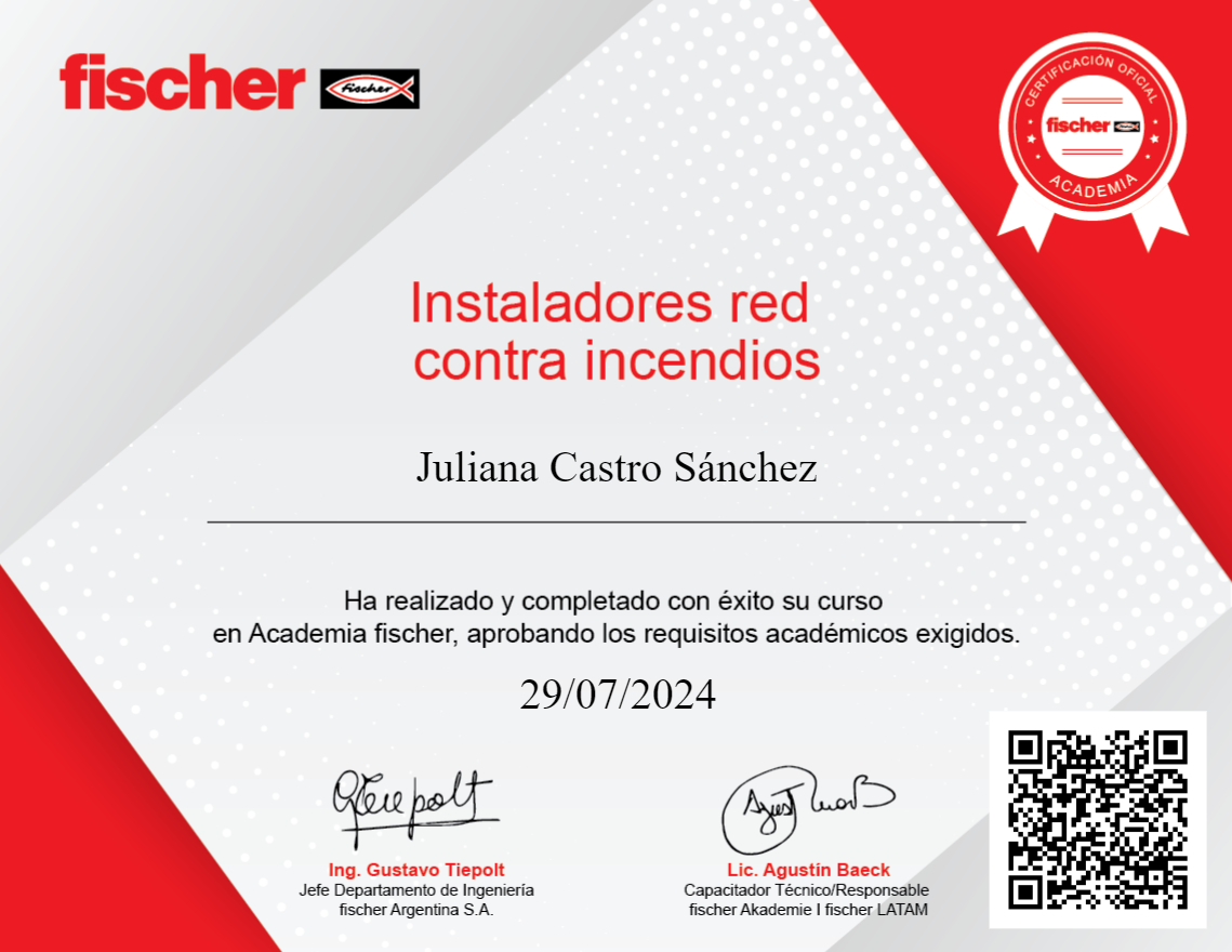 Instaladores red contra incendios